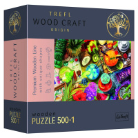 Trefl Wood Craft Origin Puzzle Barevné koktejly 501 dílků - dřevěné - Trefl