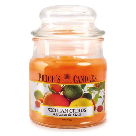 Price’s PRICE´S MINI svíčka ve skle Sicilské citrusy - hoření 30h