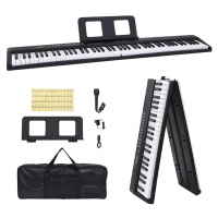 vidaXL 88 kláves Piano Electric Keyboard s hudebním stojanem Skládací