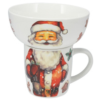 Snídaňová sada Santa, 2 ks, porcelán