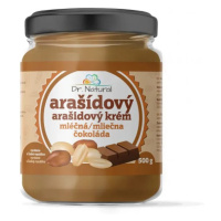 Dr.Natural Arašídový krém s mléčnou čokoládou 500g