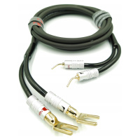 Nakamichi Reproduktorový kabel 2x2,5 jehla vidlice 1m