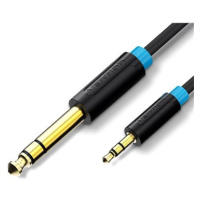 Vention 6.3mm Jack Male to 3.5mm Male Audio Cable 1m Black