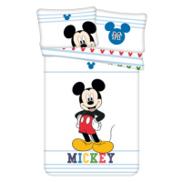Jerry Fabrics s. r. o. Bavlněné povlečení do postýlky 135x100 + 40x60 - Mickey color baby