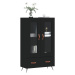 vidaXL Skříň highboard černá 69,5 x 31 x 115 cm kompozitní dřevo