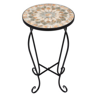 LIVARNO home Odkládací stolek s mozaikou (kulatá)