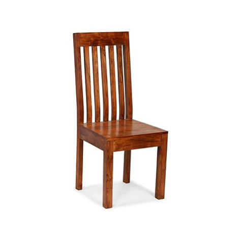 Jídelní židle 4 ks masiv sheeshamový povrch moderní styl SHUMEE