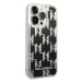 Karl Lagerfeld KLHCP14XLMNMK hard silikonové pouzdro iPhone 14 PRO MAX 6.7" black Liquid Glitter