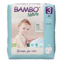 BAMBI Nature Jednorázové pleny 3, 28 ks, pro 4-8 kg