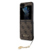 Guess hard silikonové pouzdro Samsung Galaxy Z Flip 5 Brown 4G Charms Collection