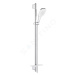 Grohe 26587LS0 - Sada sprchové hlavice 130 9,5 l/min, 3 proudy, tyče 90 cm a hadice, měsíční bíl