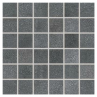 Mozaika Rako Form tmavě šedá 30x30 cm mat DDM05697.1