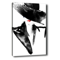Wallity Obraz na plátně Lady in black 50x70 cm