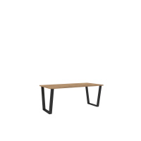 Jídelní stůl Cezar Barva korpusu: Dub - lancelot, Rozměr: 185 x 67 cm