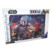 Puzzle Star Wars: Mandalorian a Baby Yoda, 1000 dílků