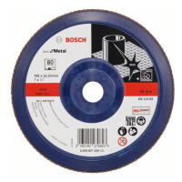 Lamelový brusný kotouč X571, Best for Metal; 180 mm, 22,23 mm, P80 BOSCH