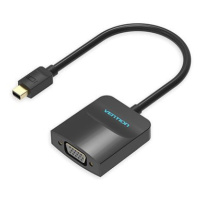 Vention Mini DisplayPort (miniDP) to VGA Converter 0.15m Black