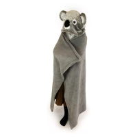 Cozy Noxxiez BL811 Koala - hřejivá deka s kapucí se zvířátkem a tlapkovými kapsami