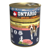 Konzerva Ontario telecí s bylinkami, paté 800g