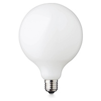 DESIGN BY US LED žárovka Globe, E27, Ø 12,5 cm, matná, 5 W, 2 200 K