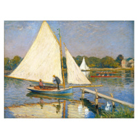 Obrazová reprodukce Les canotiers à Argenteuil, Claude Monet, 40 × 30 cm