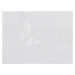 Dekorační povlak na polštář BUTTERFLY DANCE 40x40 cm, bílý