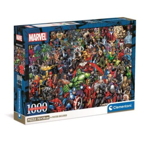 Clementoni Puzzle 1000 dílků Kompaktní Impossible Marvel