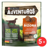 Adventuros Grain Free s bizonem 5 × 90 g