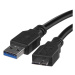 USB kabel 3.0 A vidlice – micro B vidlice 1m