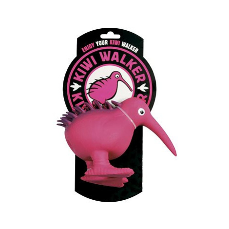 Kiwi Walker Latexová hračka pískací Kiwi M 11,5 cm růžová