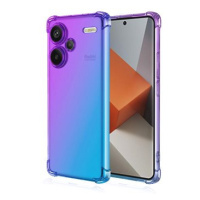 TopQ Kryt Xiaomi Redmi Note 13 Pro+ 5G Shock duhový fialovo-modrý 118191