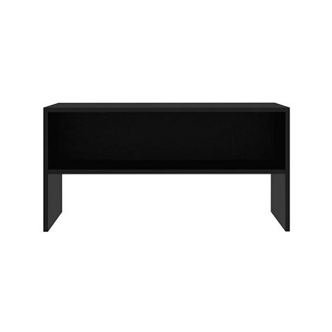 TV stolek černý 80x40x40 cm dřevotříska SHUMEE