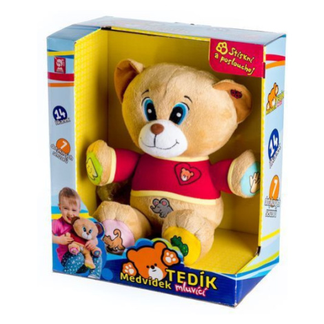 Medvěd Tedík mluvící plyš 30cm 12m+ Teddies