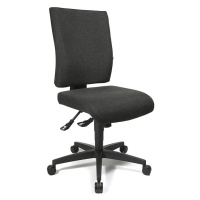 Topstar Kancelářská otočná židle COMFORT, výškově přestavitelné opěradlo, potah antracitový