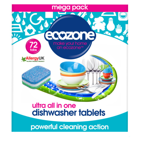 Ecozone Tablety do myčky Ultra 72 ks