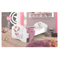 Dětská postel s obrázky - čelo Casimo Rozměr: 140 x 70 cm, Obrázek: Kočička Marie