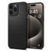 Kryt Spigen Liquid Air, matte black - iPhone 15 Pro Max (ACS06562)