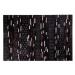 Kožený patchworkový koberec 160 x 230 cm hnědý AKSEKI, 200965