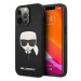 Kryt Karl Lagerfeld KLHCP13LSAKHBK iPhone 13 Pro 6,1" black hardcase Saffiano Ikonik Karl`s Head