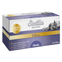 Smilla Deluxe Mousse 48 x 85 g - 20 % sleva - kousky v omáčce míchané balení