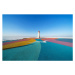 Umělecká fotografie Colorful road by the sea, zhengshun tang, (40 x 26.7 cm)