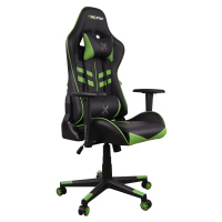 Herní židle Bergner Racing X - černá/zelená