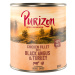 Výhodné balení Purizon Adult - bez obilovin 12 x 800 g - Black Angus a krůtí s batáty a brusinka