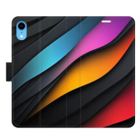 iSaprio Flip pouzdro Color Waves pro iPhone XR