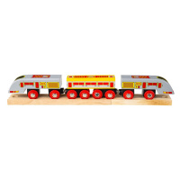 Bigjigs Rail Dřevěný rychlík Eurostar + 3 koleje