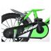 ACRA Dětské kolo Dino Bikes 414U zelené chlapecké 14&quot; balanční kolečka