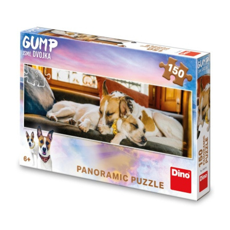 Puzzle Gump na gauči 150 dílků panoramic DINO