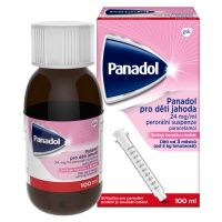 Panadol pro děti 24mg/ml Jahoda sirup ke snížení horečky u dětí 100 ml