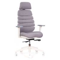 MERCURY Kancelářská židle SPINE s PDH bílý plast tyrkysová LS2-23