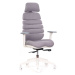 MERCURY Kancelářská židle SPINE s PDH bílý plast tyrkysová LS2-23